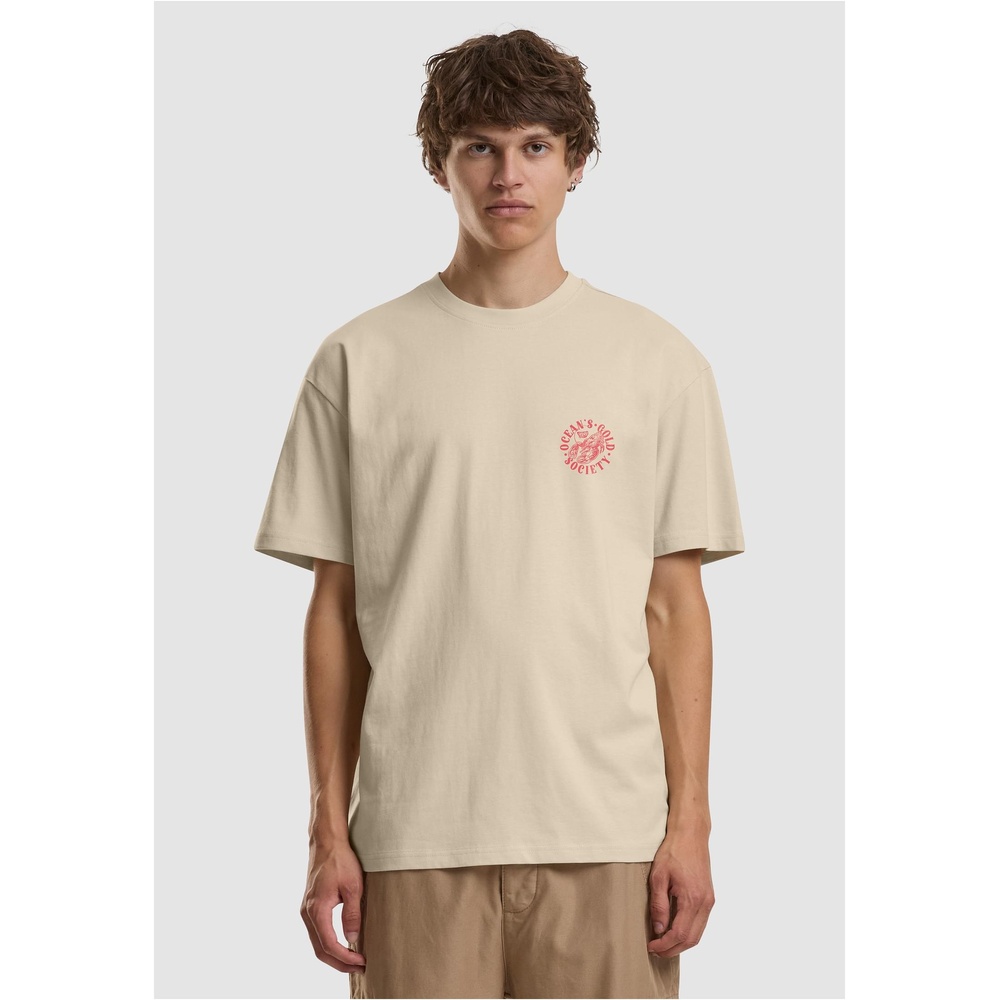 Mister Tee - Oceans Gold Oversize Herren TShirt - Creme